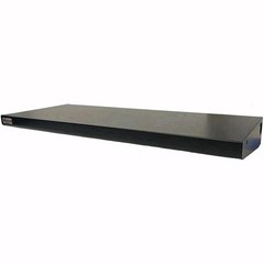 OmniWall 12″ x 32″ Top Shelf – Heavy Duty One-Piece Metal Storage – Bullnose