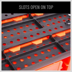 Wall Mounted Storage Bins Parts Rack 30 Bin Organizer Garage Plastic Shop Tool