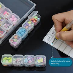 2Pcs 28 Grids Bead Storage Containers Diamond Painting Organizer Bead Box Diamon