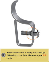 Vinyl Siding Hooks Stainless Steel Clips for Outdoor Decorations Security