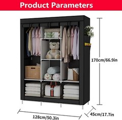 Armarios De Ropa Para Mujer Bebe Organizador Portatil Tela Muebles Guardarropa