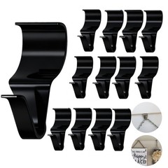 YUNFOOK 14 Pcs Vinyl Siding Hooks, Stainless Steel No-Hole Hangers for Hangin…