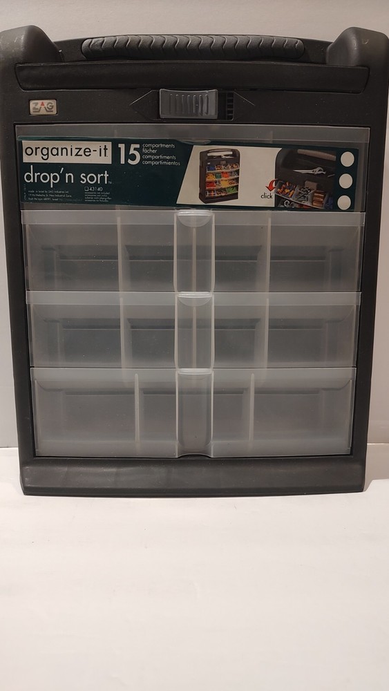 Single sided drop’n sort organizer