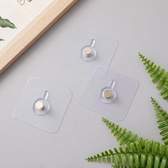 Strong Damage Free Self-Adhesive Wall Hooks No-Drill Hangers Frames Clocks UK