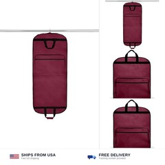 Dalix 60″ Foldable Garment Bag Suits Cover Dresses w Front Pocket