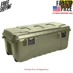 Plano Storage Trunk with Wheels, Large, 108-Quart Lockable Storage Box, NEW USA