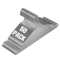 Wire Hangers 50 Pack, Metal Wire Clothes Hanger Bulk for Coats, Space Saving …
