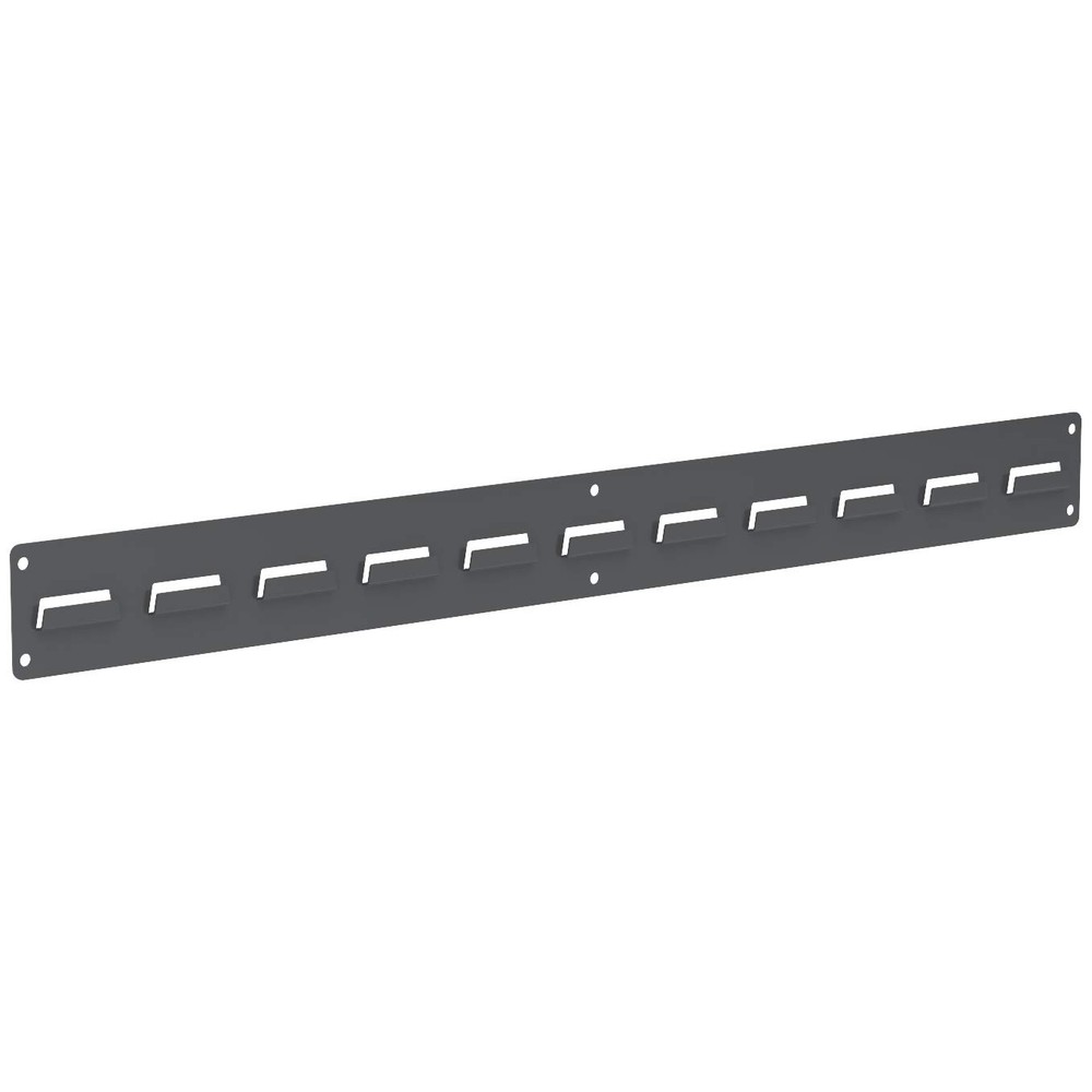 Akro-Mils 2-Pack 32in Heavy Duty Wall Mount Steel Louvered Rail Organizer
