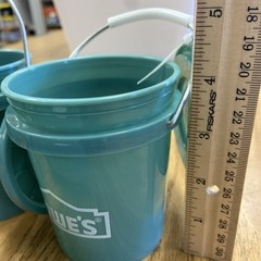 Rare viral Lowes Coastal Teal Mint Green Mini Buckets Set Of 5