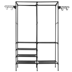 Heavy Duty Wardrobe Hanger Clothes Rack Garment Storage Stand Closet Organizer