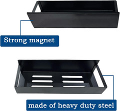 2Pcs Magnetic Spray Can Holder Aerosol Can Organizer Tool Box Storage Rack for G