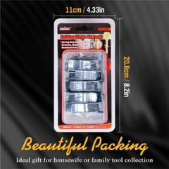10 Pack Shovel Holder Wall Mount Garden Tool Organizer Broom Mop Spring Grip H-D