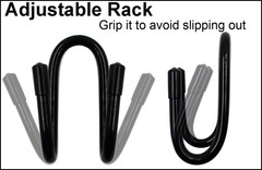 Flexible over the Seat Hard Hat Rack Holder Back Seat Hanger Headrest Hanger Hea