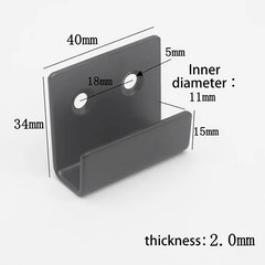 U Shape Tile Display Stainless Steel Hanging Bracket Stainless Steel Hanger Wall