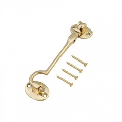 Solid Brass Cabin Eye Hook Latch for Doors and Cabinet Renovators Supply