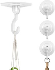 Contemporary 4-Pack Adhesive Hooks for Home Decor – 3 lbs Capacity, Matte Finish
