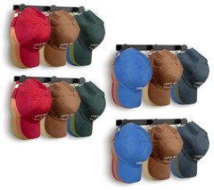 KIMBORA 4 Packs Hat Rack for Wall, 1.29 x 17.3 x 1.18 inches, Black