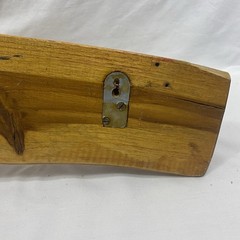 Rustic Live Edge Cedar Coat Hat Rack With Four 6 In Pegs 21.5in Long X6 In Tall