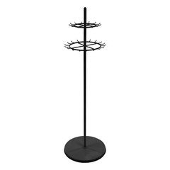 Floor Standing Belt Display Rack 66in Metal Retail Tie Rack Hanger Organizer