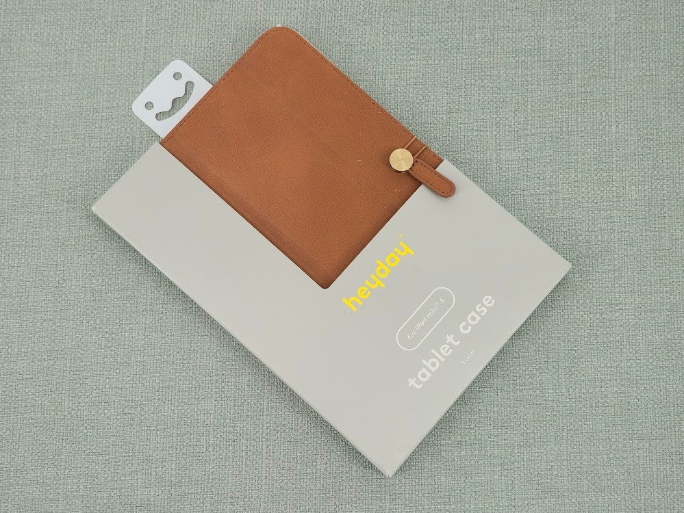 Apple iPad Mini Folio Faux Leather Case – heyday Brown – New