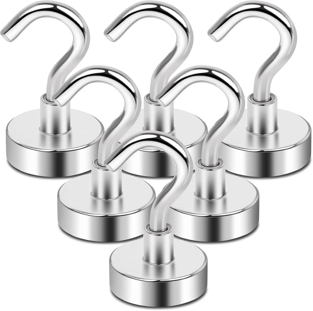 10 Pack Dia Strong Magnetic Hook Hanger N52 Neodymium Clamping Magnet Hooks USA
