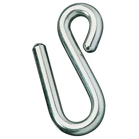 Zoro Select 5Lad2 S Hook, Ss, Unfinished, 3 15/32 In L, 5Lad2