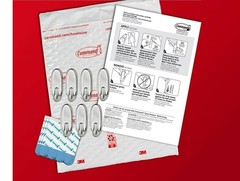 4 Packs Command Clear Medium 2lb. Hooks- 7 Hooks, 12 Strips (28 Hooks 48 Strips)