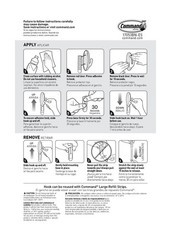 3M Command 17053BN Traditional Plastic Hook, Large, Brushed Nickel
