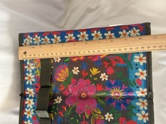 Natural Life Boho Flower Floral Collapsible Storage Cubes With Handles
