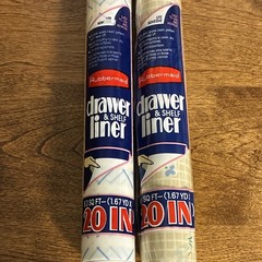 Rubbermaid Drawer & Shelf Liner 20 in x 5 ft 2-Pack Cottage Core