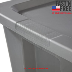 4 Pack Sterilite 30 Gallon Extra-Large Storage Bin, Durable Plastic Storage, NEW