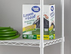 Hyper Tough 5-Tier Wire Storage Shelves, 36″ W x 16″ D x 72″ H, 1750 lb Load