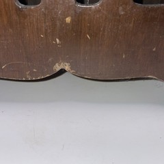 Vintage Dark Walnut Magazine Rack 12”x16”x10”