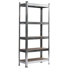 5 Tier Shelving Unit Adjustable Garage Storage Utility Rack Shelves