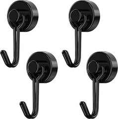 ALLNAT Magnetic Hooks Heavy Duty Strong Neodymium Swivel Swing Kitchen Magnets