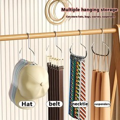 4x Metal Baseball Cap Hangers – Closet Hat Rack Storage Organizer for Ball Caps