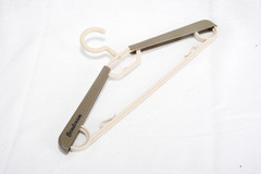 6-Pack Adjustable Clothes Hangers Heavy Duty Swivel Hook Coat Jacket Dress