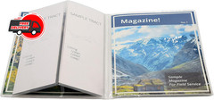 ASVP Shop JW Field Service Vinyl Magazine and Tract Organizer Holder Clear
