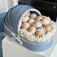 Decorative Flower Basket For Wedding Celebration Baby Showers Gift Wrapping