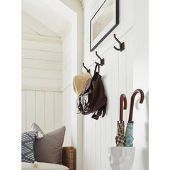 Aliso 4-1/2 In. L Oil Rubbed Bronze Double Prong Wall Hook