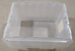 AKRO-MILS Keep Box Container With Lid 12 Gal CLEAR/CLEAR