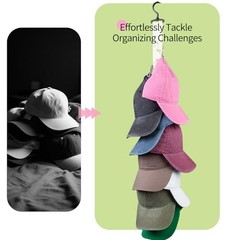 Hat Organizer Baseball Caps Rack Hangers 2PCS Door Hat Racks with 8 Beige