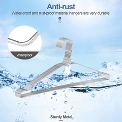 Wire Hangers 50 Pack, Metal Wire Clothes Hanger Bulk for Coats, Space Saving …