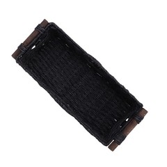 Handmade Paper Rope Storage Basket For Bathroom Decor