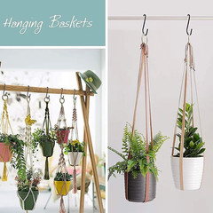 10 PCS Heavy Duty Steel S Shaped Hooks Hanging Hangers Pan Pot Holder Rack