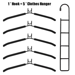 Clothes Drying Rack Mounted Hanger Indoor Space Saving Household One-Piece Cloth
