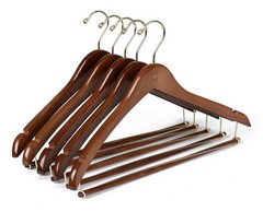 Wooden Hangers Beautiful Sturdy Suit Curved Hangers Great for Travelers Heavy…