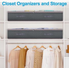 Budding Joy 90L Under Bed Storage Containers, Closet Organizers and Storage Bins