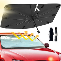 2026 Windshield Sun Shade Umbrella, Foldable Car Umbrella Sunshade with UV Block