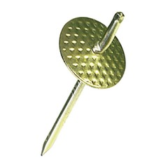 6 Hillman AnchorWire 10 lb. Brass One Piece Quick Wall Hanger Picture 5pk 122180